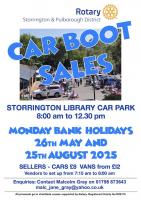 ROTARY BANK HOLIDAY CAR BOOT SALE